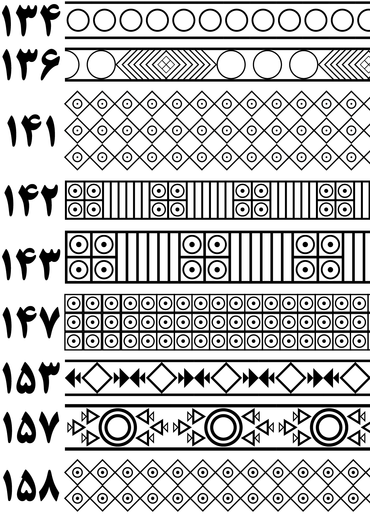 بنوک 134 تا بونوک 158