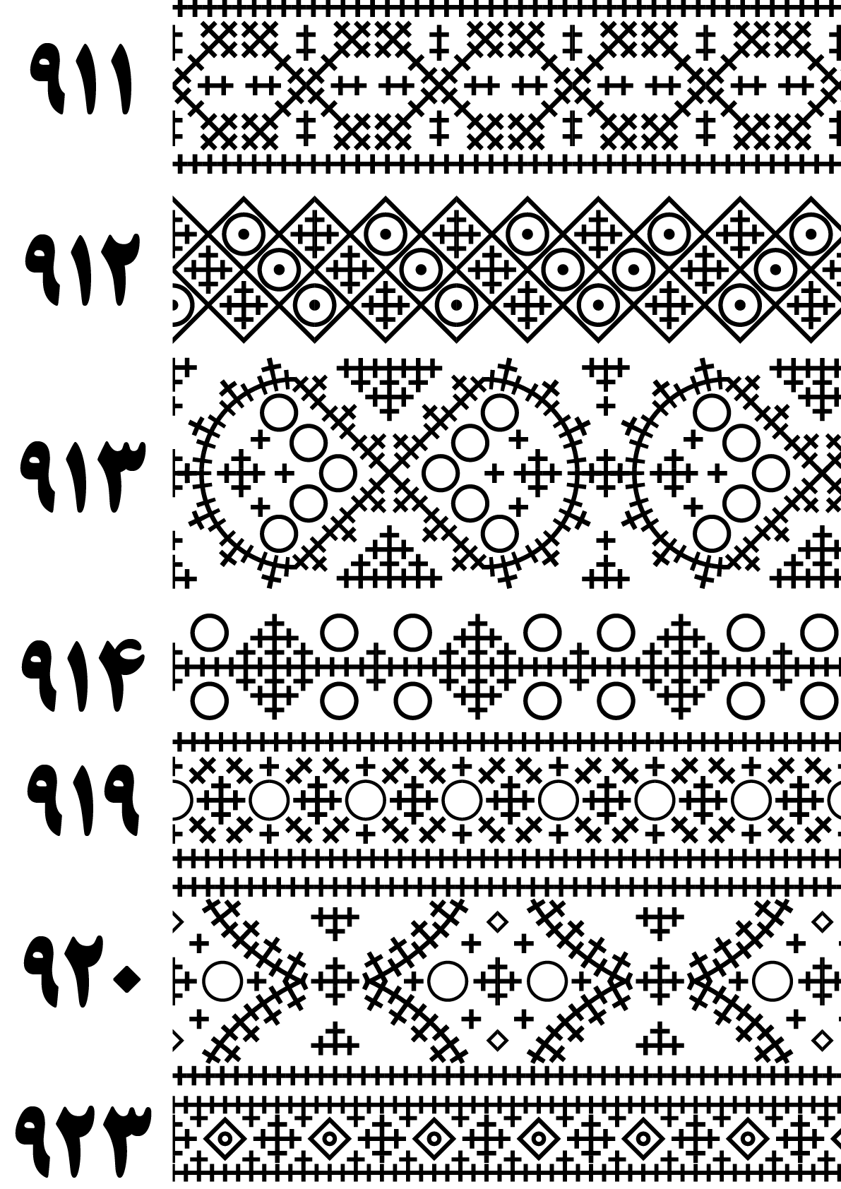بنوک 911 تا 923