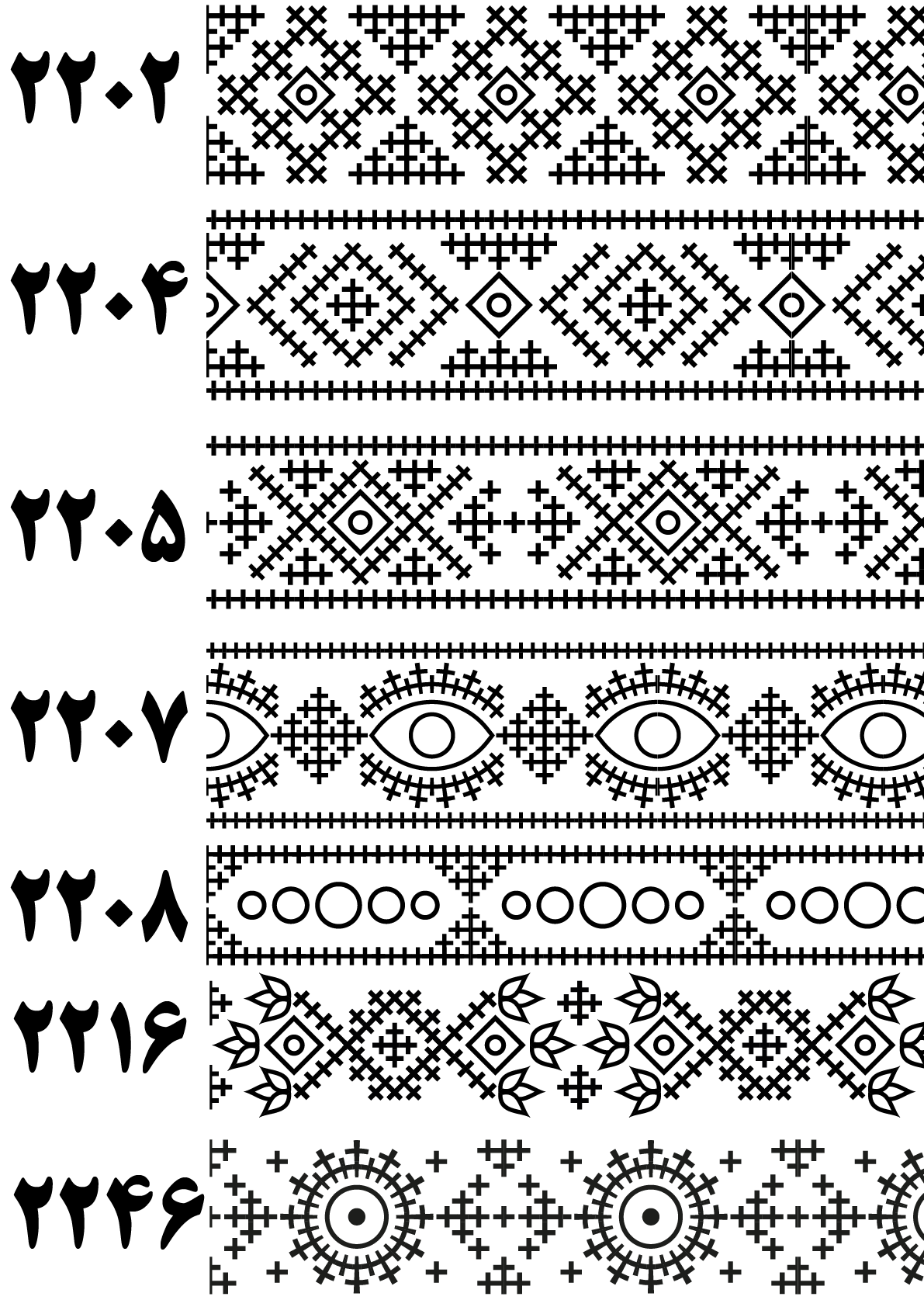 بنوک 2202 تا 2246