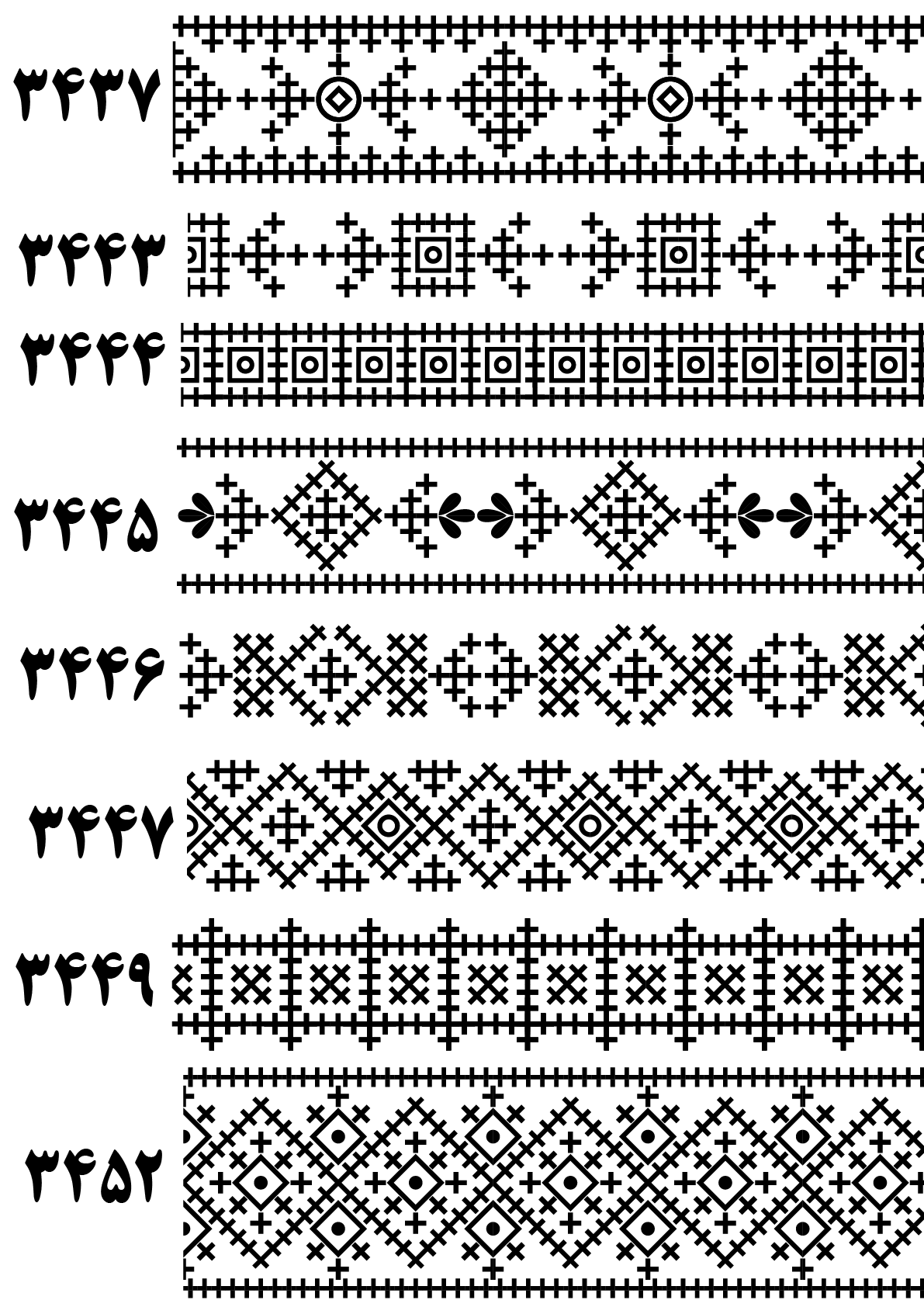 بونوک 3437 تا 3452