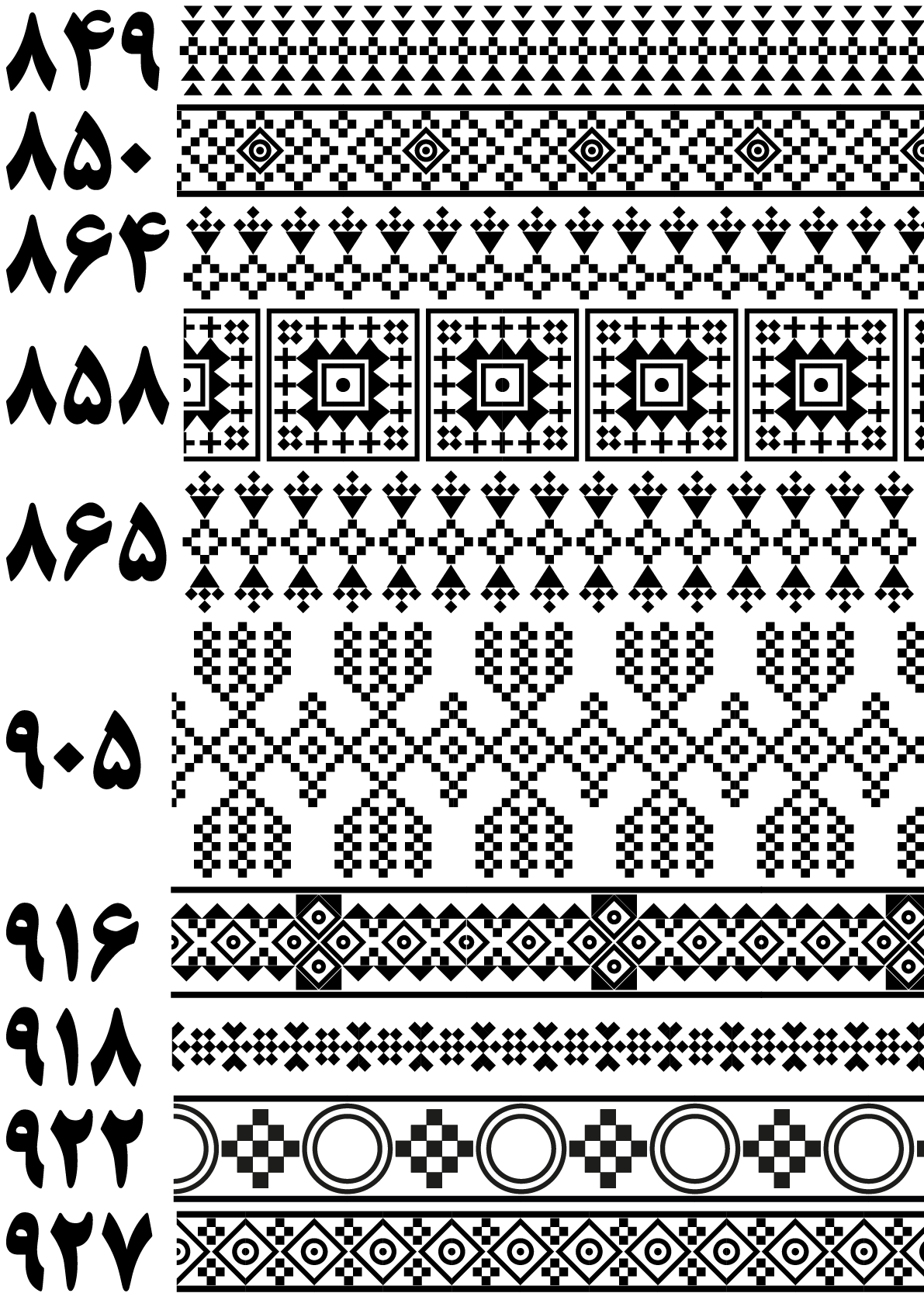 بنوک 849 تا 927