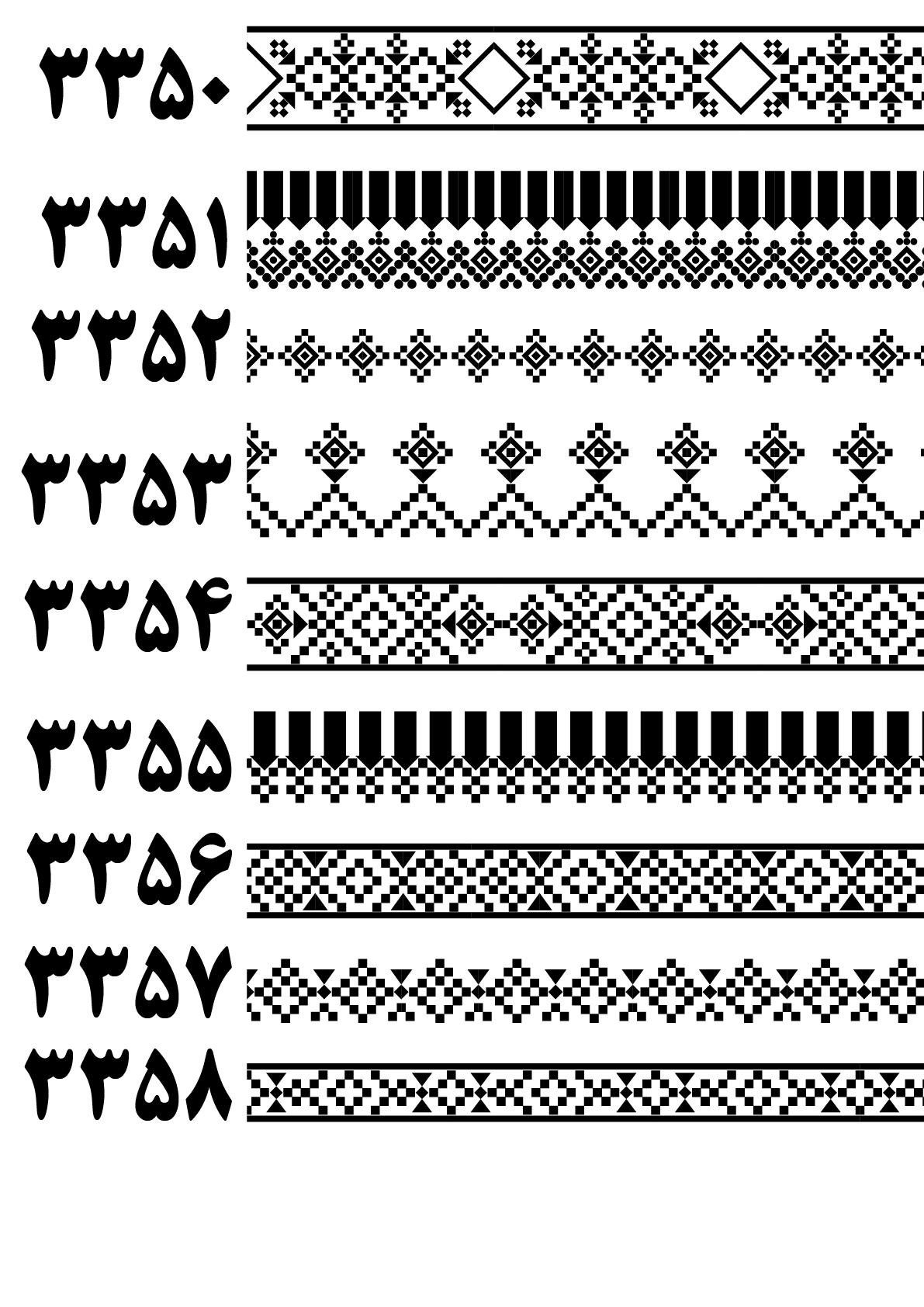 بنوک3350تا3358