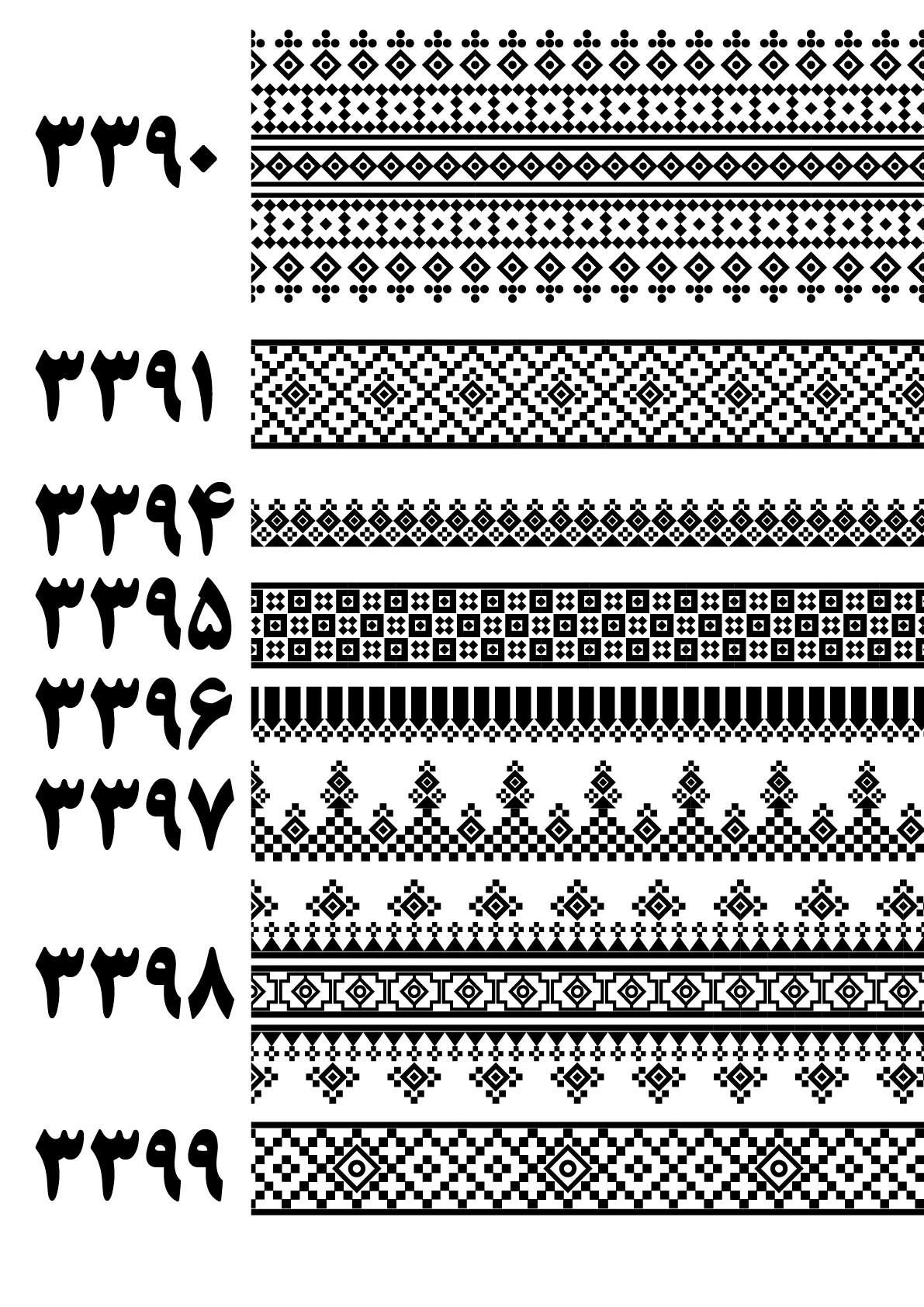 بنوک3390تا3399