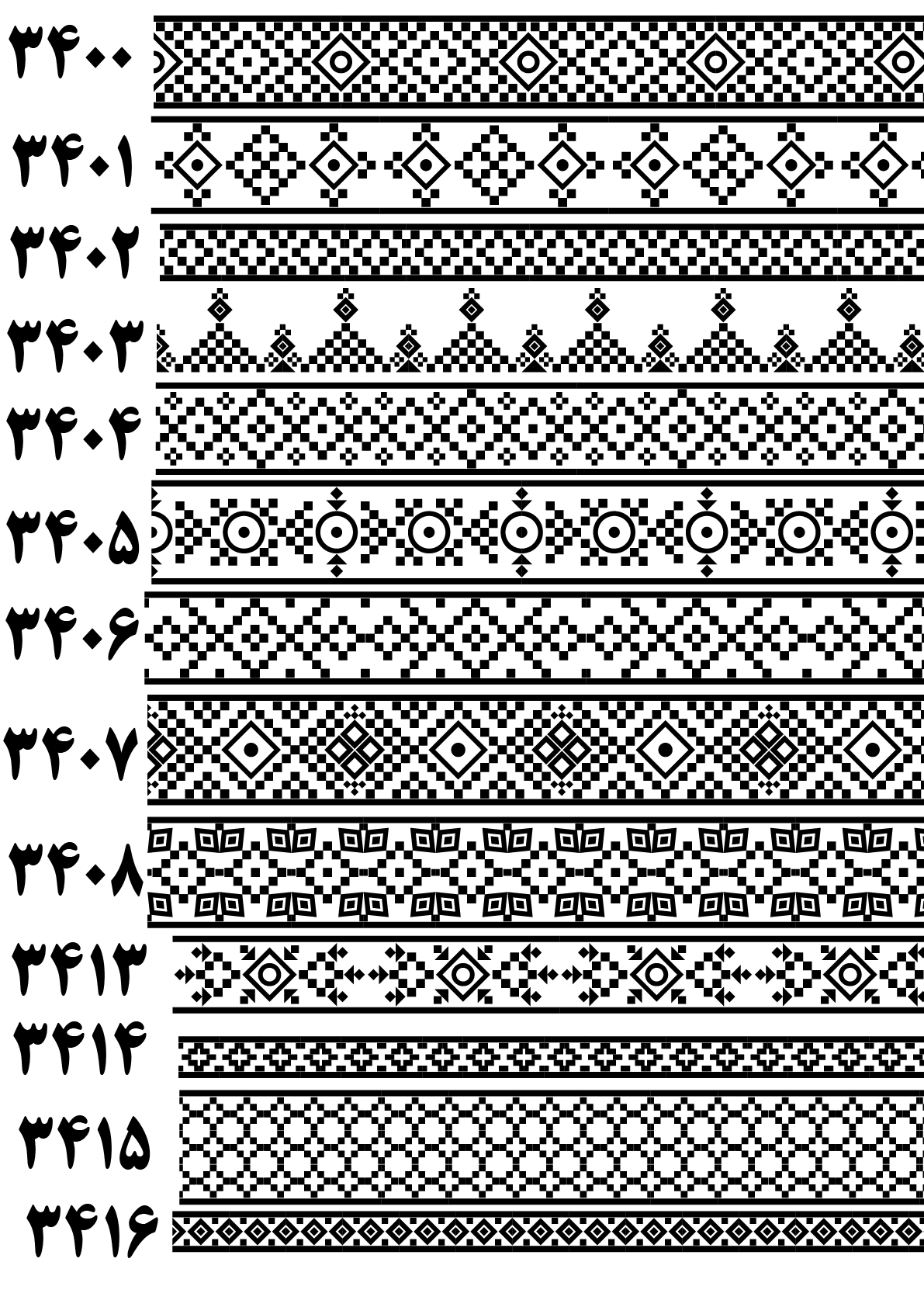 بنوک3400تا3416