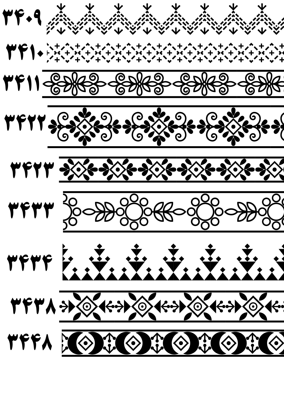 بنوک 3409 تا3448